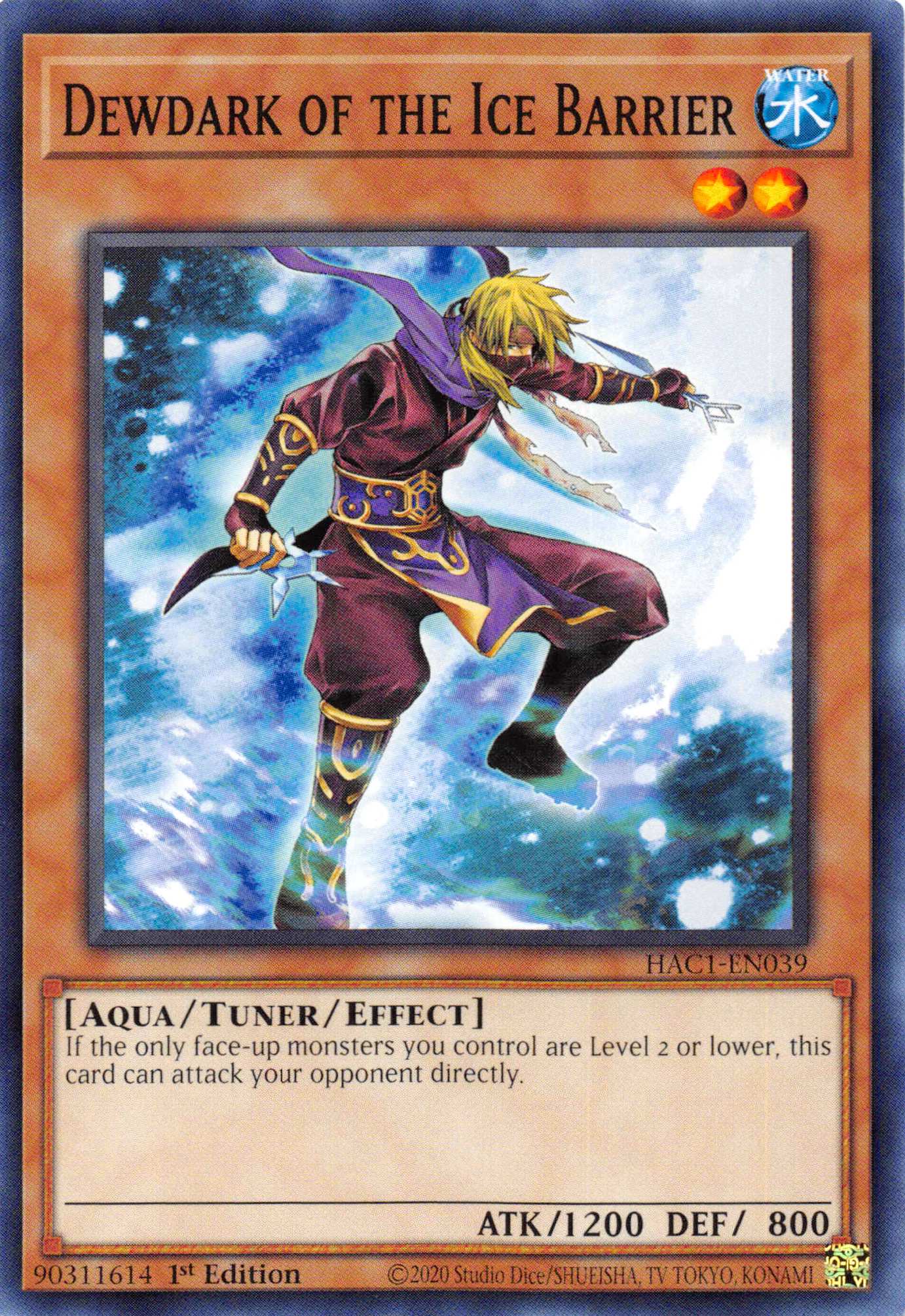 Dewdark of the Ice Barrier [HAC1-EN039] Common | L.A. Mood Comics and Games