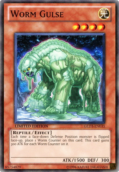 Worm Gulse [GLD3-EN035] Common | L.A. Mood Comics and Games