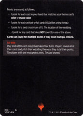 Vampire Wedding Planner (Magic Minigame) [Innistrad: Crimson Vow Minigame] | L.A. Mood Comics and Games