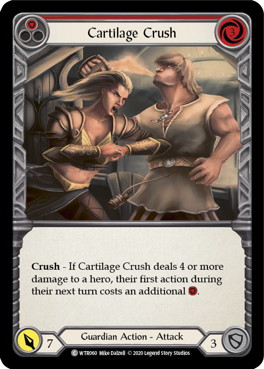 Cartilage Crush (Red) [U-WTR060] (Welcome to Rathe Unlimited)  Unlimited Rainbow Foil | L.A. Mood Comics and Games