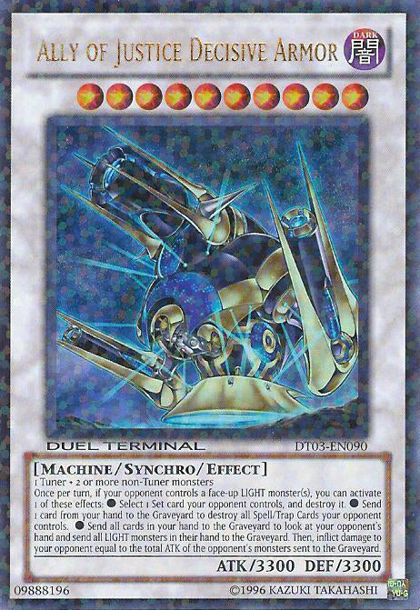 Ally of Justice Decisive Armor [DT03-EN090] Ultra Rare | L.A. Mood Comics and Games