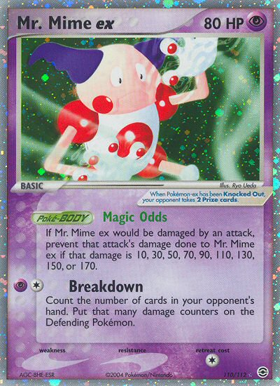 Mr. Mime ex (110/112) [EX: FireRed & LeafGreen] | L.A. Mood Comics and Games