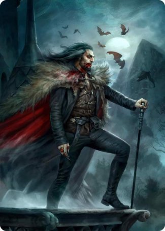 Dracula, Blood Immortal Art Card [Innistrad: Crimson Vow Art Series] | L.A. Mood Comics and Games