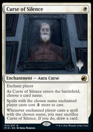 Curse of Silence (Promo Pack) [Innistrad: Midnight Hunt Promos] | L.A. Mood Comics and Games