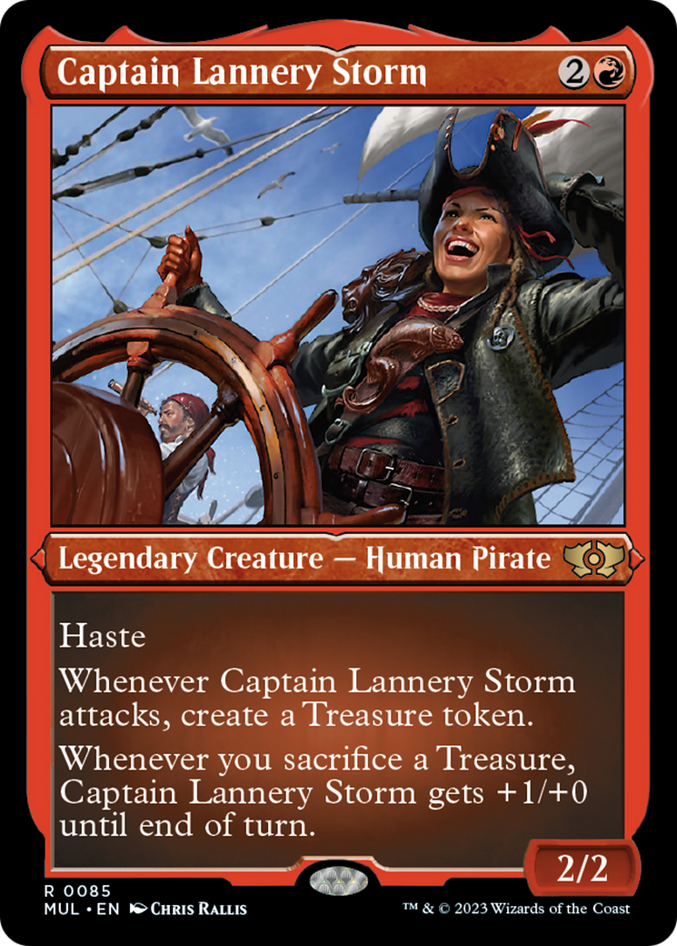 Captain Lannery Storm (Foil Etched) [Multiverse Legends] | L.A. Mood Comics and Games