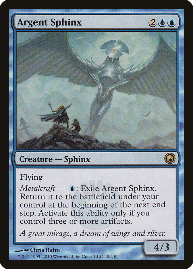 Argent Sphinx [Scars of Mirrodin] | L.A. Mood Comics and Games