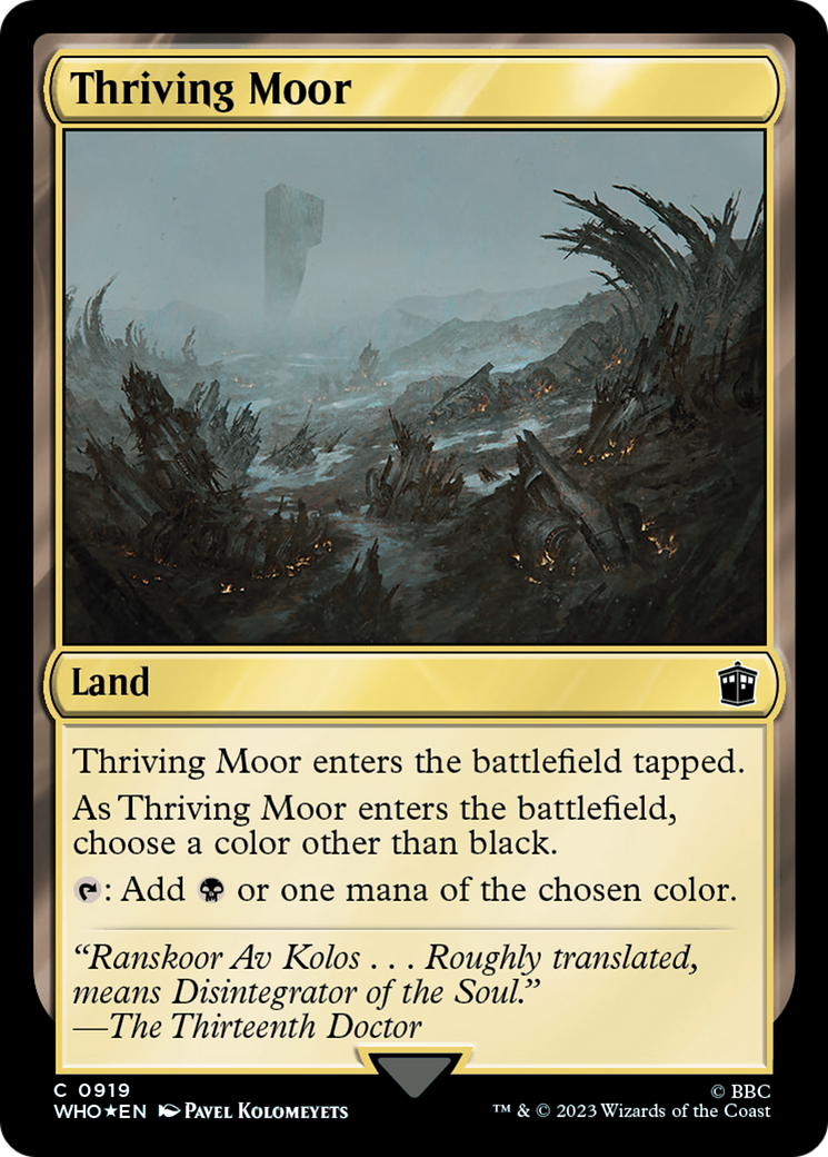Thriving Moor (Surge Foil) [Doctor Who] | L.A. Mood Comics and Games