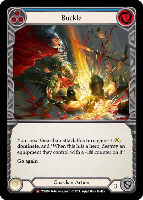 Buckle [DYN028] (Dynasty)  Rainbow Foil | L.A. Mood Comics and Games