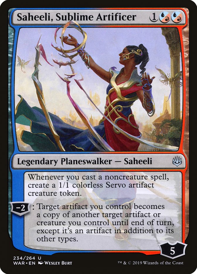 Saheeli, Sublime Artificer [War of the Spark] | L.A. Mood Comics and Games