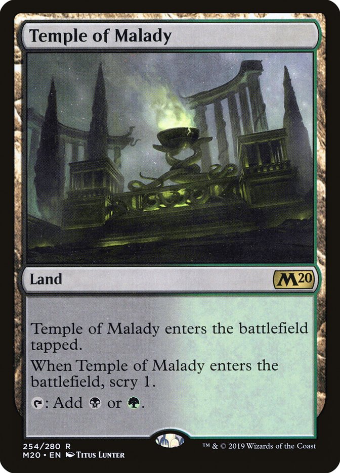 Temple of Malady [Core Set 2020] | L.A. Mood Comics and Games