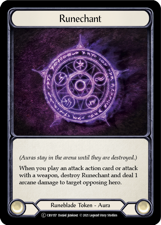 Runechant [U-CRU157] (Crucible of War Unlimited)  Unlimited Rainbow Foil | L.A. Mood Comics and Games