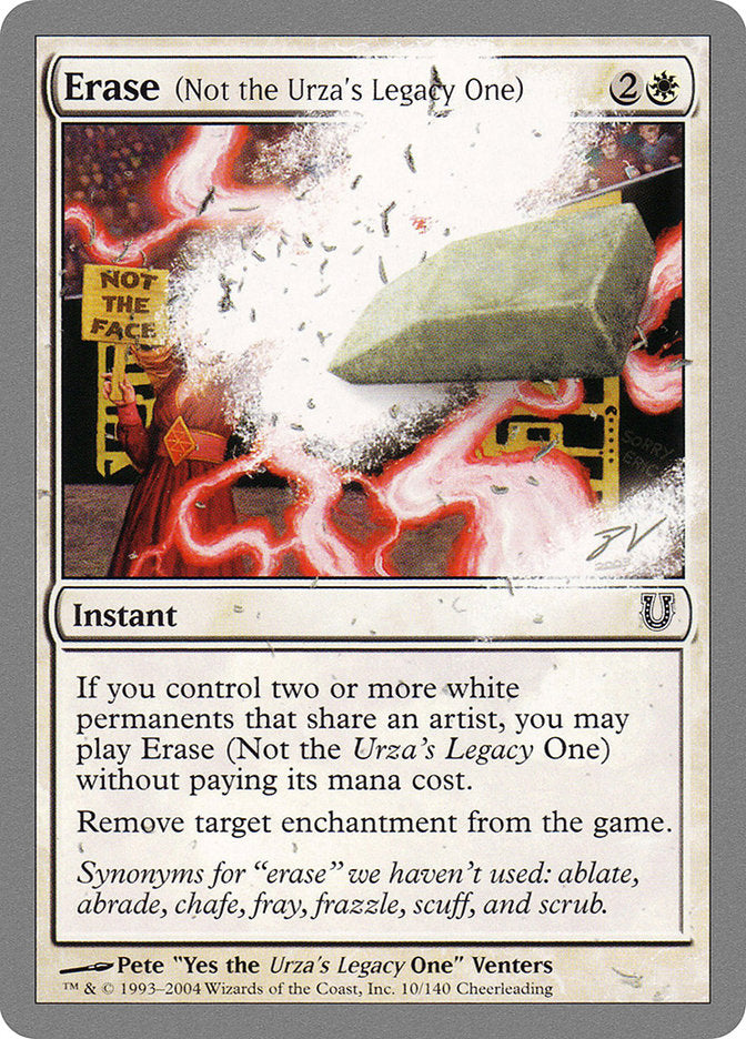 Erase (Not the Urza's Legacy One) [Unhinged] | L.A. Mood Comics and Games