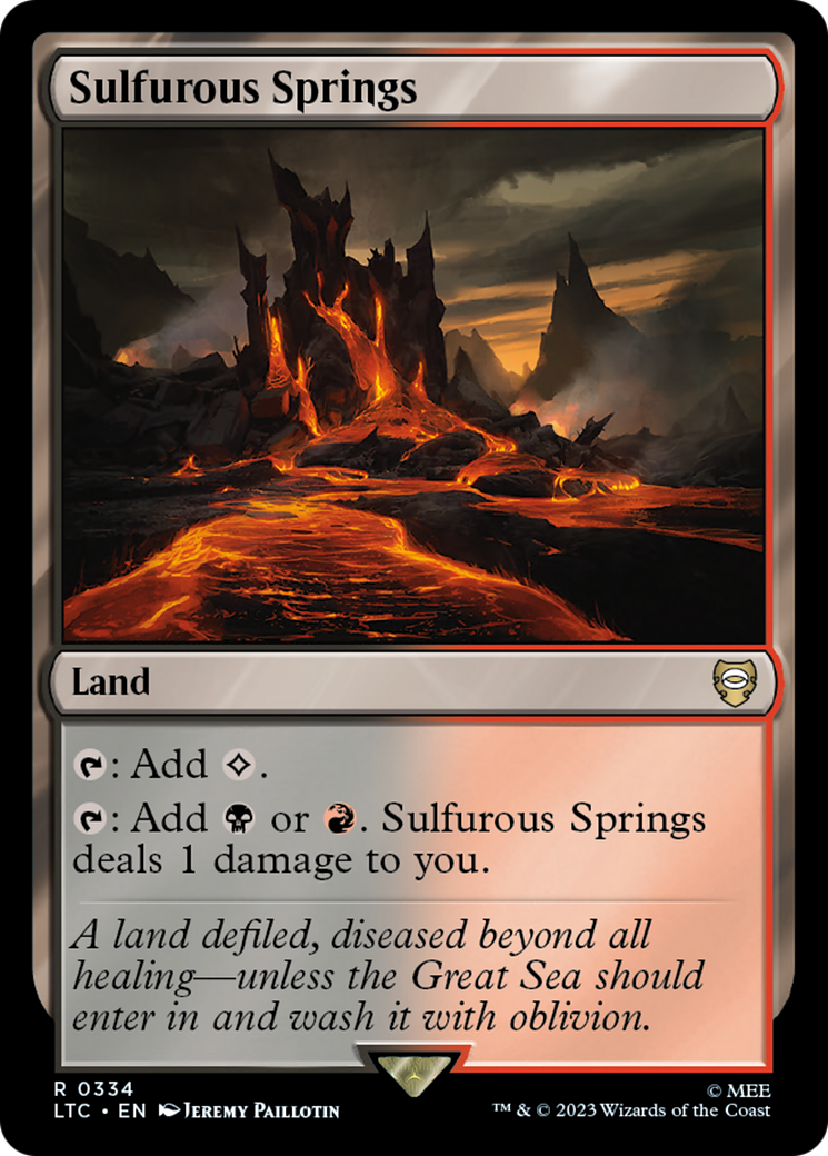 Sulfurous Springs [The Lord of the Rings: Tales of Middle-Earth Commander] | L.A. Mood Comics and Games
