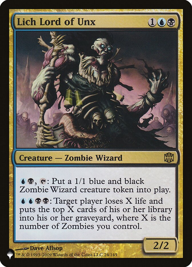 Lich Lord of Unx [The List] | L.A. Mood Comics and Games