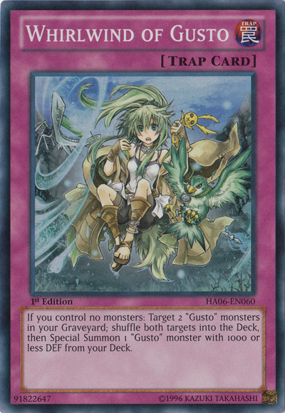 Whirlwind of Gusto [HA06-EN060] Super Rare | L.A. Mood Comics and Games