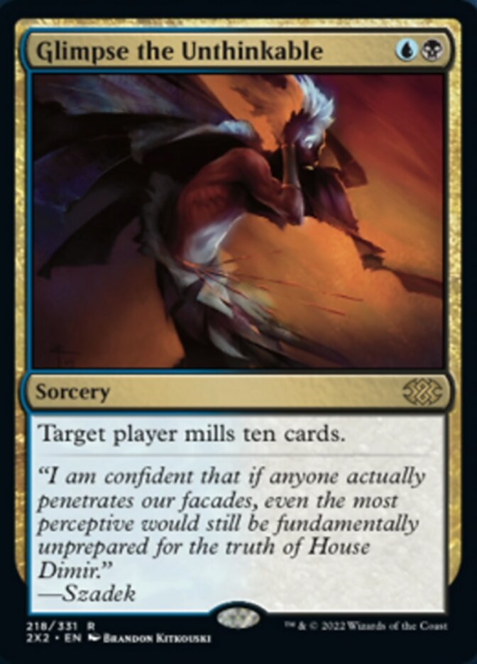 Glimpse the Unthinkable [Double Masters 2022] | L.A. Mood Comics and Games