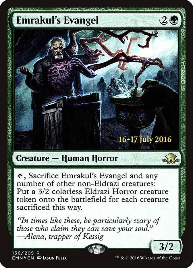 Emrakul's Evangel [Eldritch Moon Prerelease Promos] | L.A. Mood Comics and Games