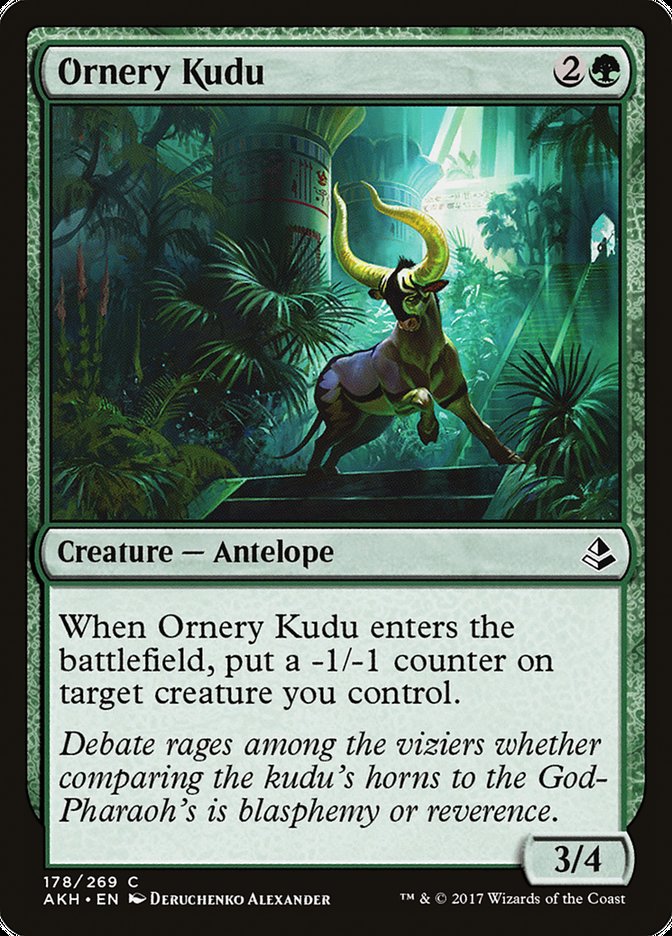 Ornery Kudu [Amonkhet] | L.A. Mood Comics and Games