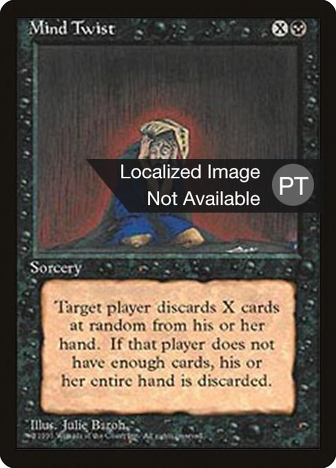 Mind Twist [Fourth Edition (Foreign Black Border)] | L.A. Mood Comics and Games