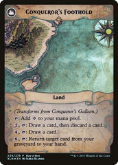 Conqueror's Galleon // Conqueror's Foothold (Buy-A-Box) [Ixalan Treasure Chest] | L.A. Mood Comics and Games