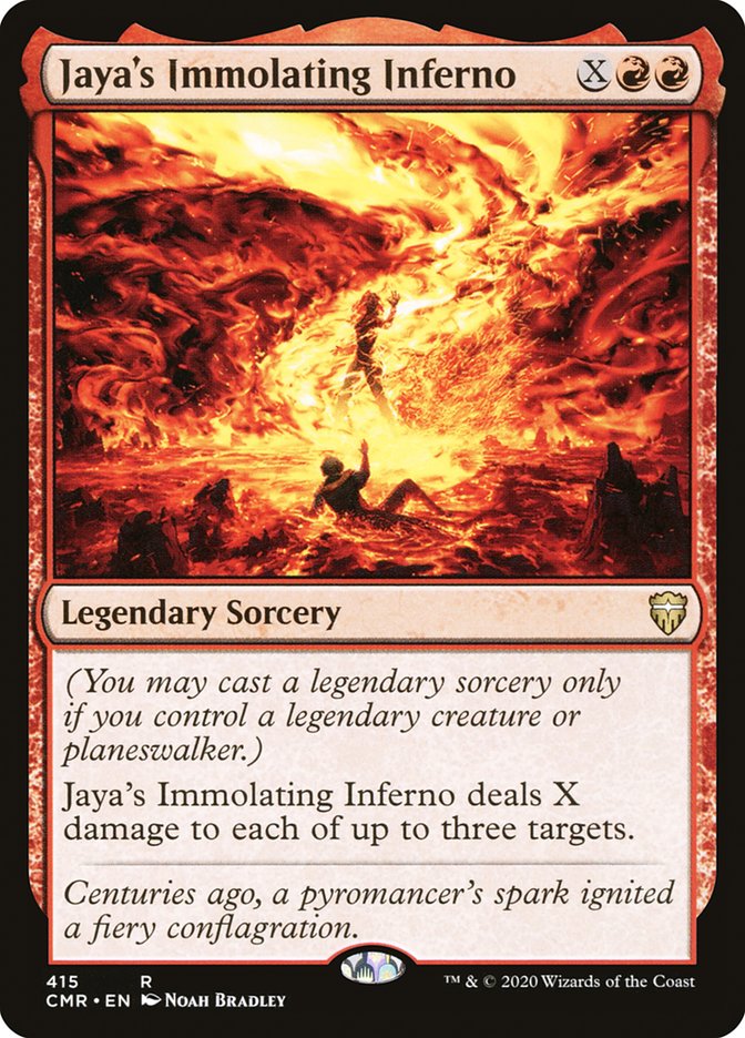 Jaya's Immolating Inferno [Commander Legends] | L.A. Mood Comics and Games