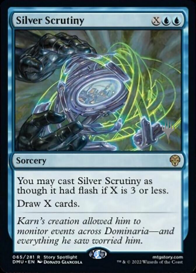 Silver Scrutiny (Promo Pack) [Dominaria United Promos] | L.A. Mood Comics and Games