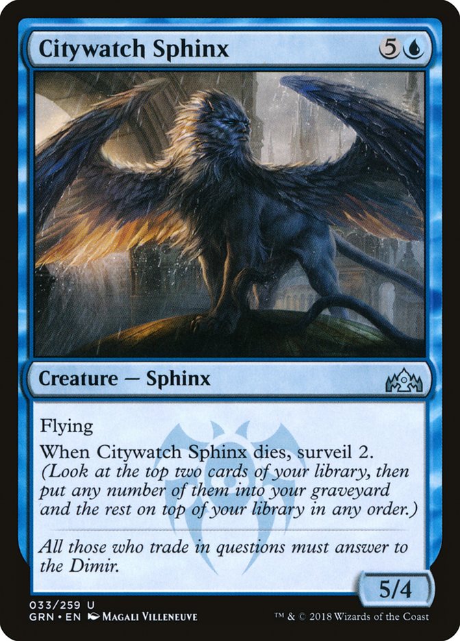 Citywatch Sphinx [Guilds of Ravnica] | L.A. Mood Comics and Games