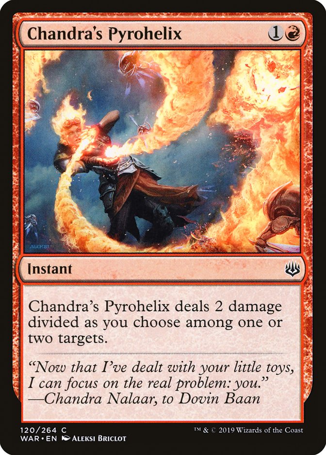 Chandra's Pyrohelix [War of the Spark] | L.A. Mood Comics and Games