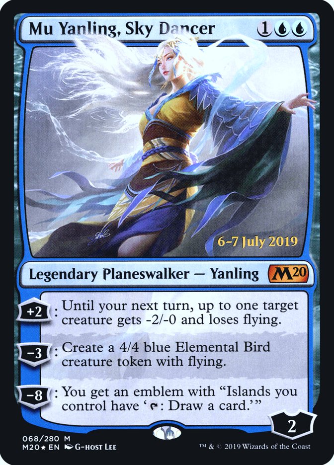 Mu Yanling, Sky Dancer [Core Set 2020 Prerelease Promos] | L.A. Mood Comics and Games