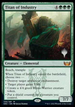 Titan of Industry (Promo Pack) [Streets of New Capenna Promos] | L.A. Mood Comics and Games