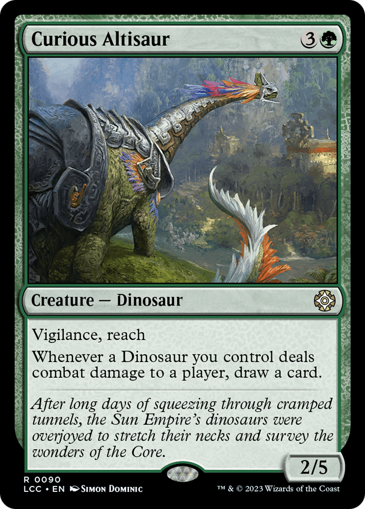 Curious Altisaur [The Lost Caverns of Ixalan Commander] | L.A. Mood Comics and Games