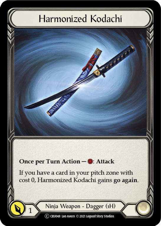 Harmonized Kodachi [U-CRU048] (Crucible of War Unlimited)  Unlimited Normal | L.A. Mood Comics and Games