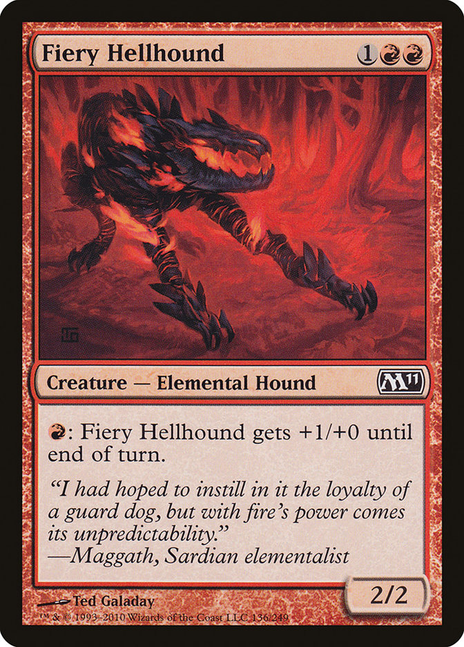 Fiery Hellhound [Magic 2011] | L.A. Mood Comics and Games