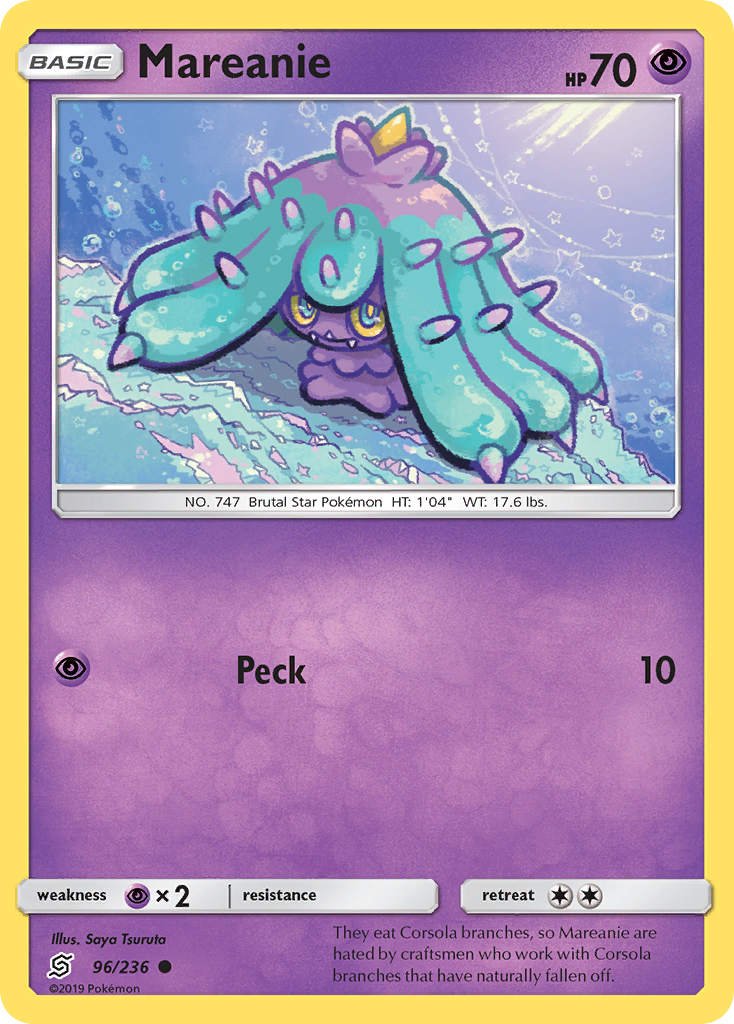 Mareanie (96/236) [Sun & Moon: Unified Minds] | L.A. Mood Comics and Games