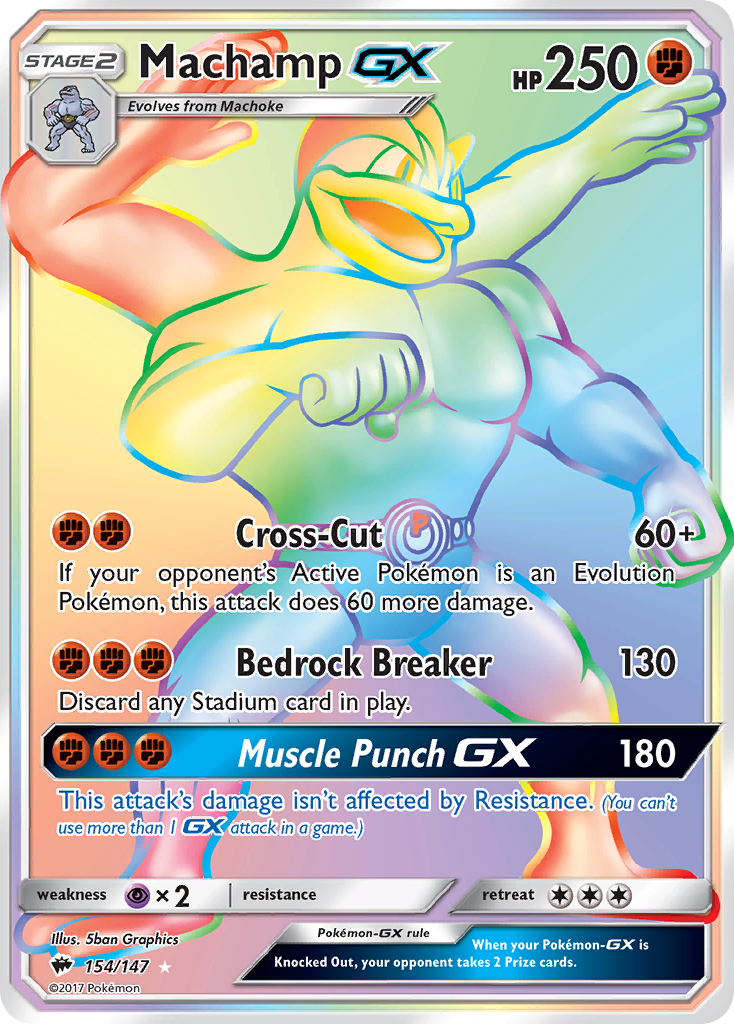 Machamp GX (154/147) [Sun & Moon: Burning Shadows] | L.A. Mood Comics and Games