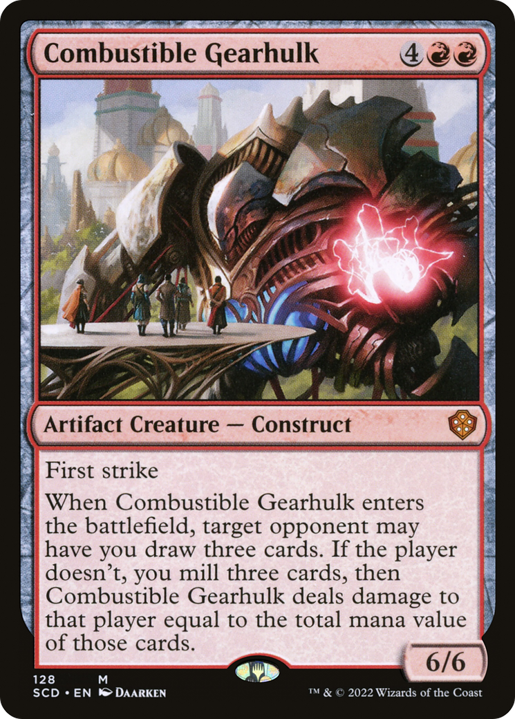 Combustible Gearhulk [Starter Commander Decks] | L.A. Mood Comics and Games