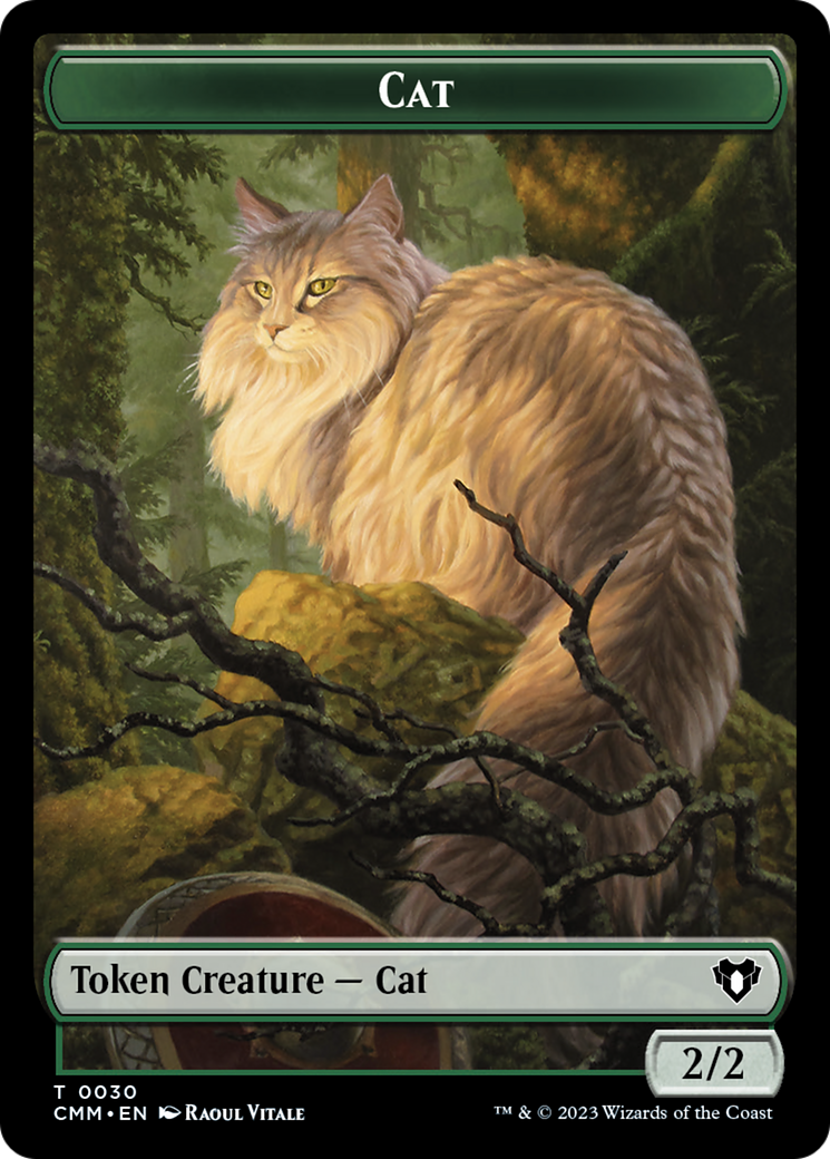 Cat Token (30) [Commander Masters Tokens] | L.A. Mood Comics and Games