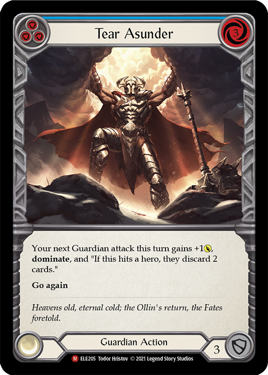 Tear Asunder [ELE205] (Tales of Aria)  1st Edition Rainbow Foil | L.A. Mood Comics and Games