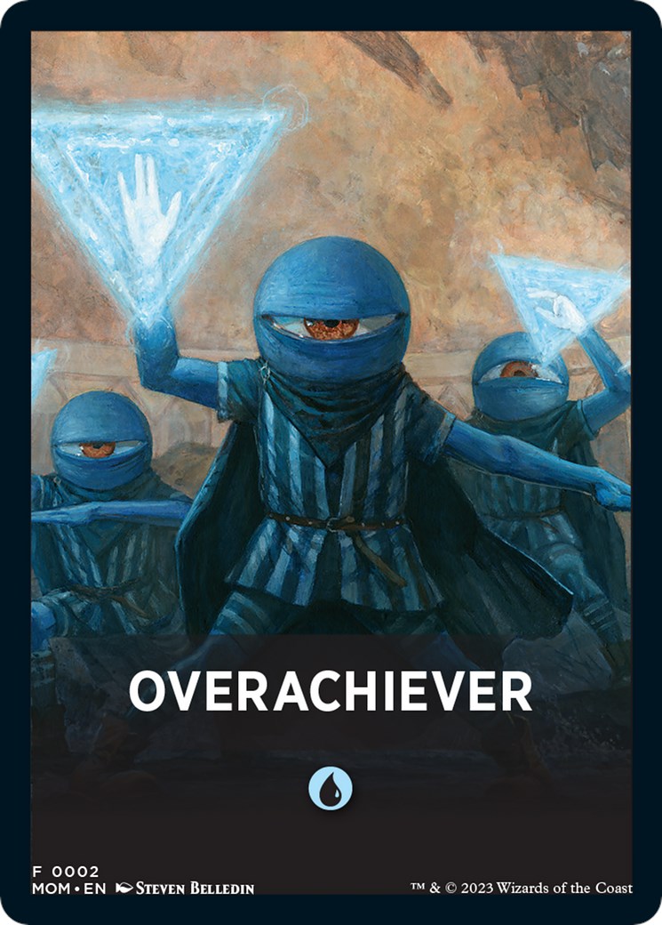 Overachiever Theme Card [March of the Machine Tokens] | L.A. Mood Comics and Games
