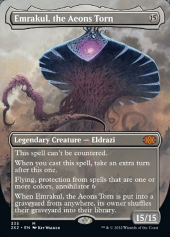 Emrakul, the Aeons Torn (Borderless Alternate Art) [Double Masters 2022] | L.A. Mood Comics and Games