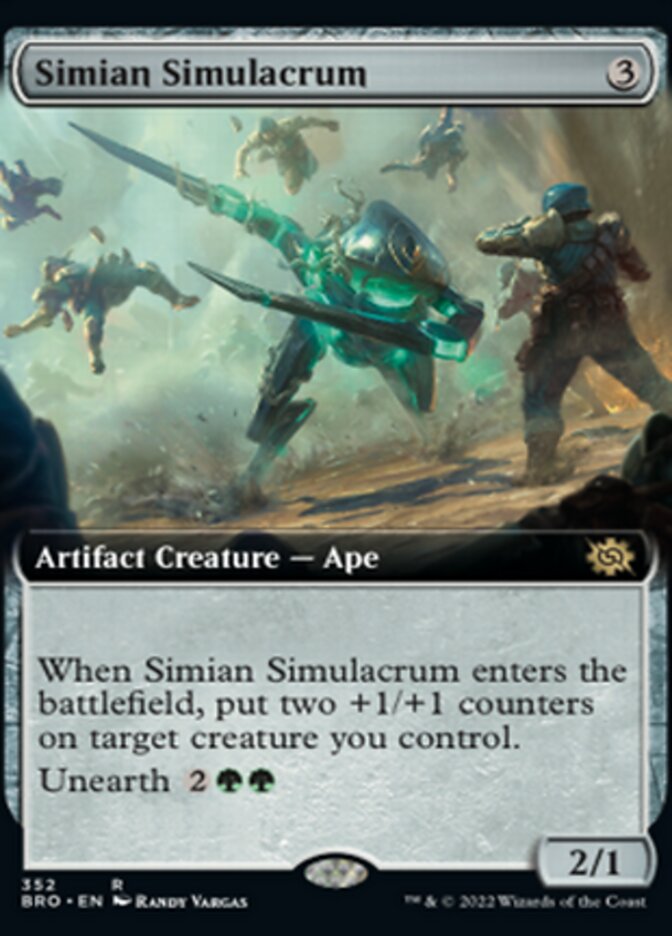 Simian Simulacrum (Extended Art) [The Brothers' War] | L.A. Mood Comics and Games