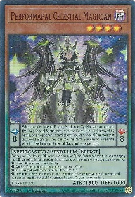 Performapal Celestial Magician (Red) [LDS3-EN130] Ultra Rare | L.A. Mood Comics and Games