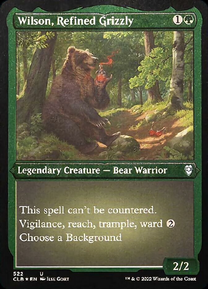 Wilson, Refined Grizzly (Foil Etched) [Commander Legends: Battle for Baldur's Gate] | L.A. Mood Comics and Games