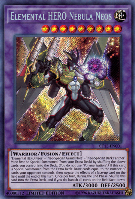 Elemental Hero Nebula Neos [CT15-EN001] Secret Rare | L.A. Mood Comics and Games