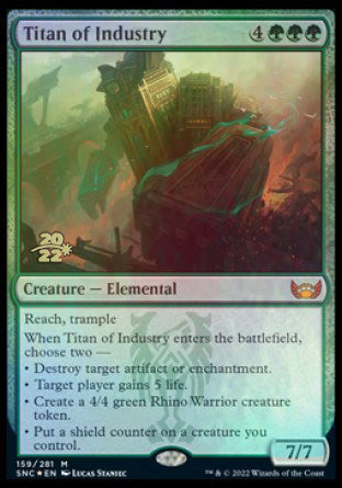 Titan of Industry [Streets of New Capenna Prerelease Promos] | L.A. Mood Comics and Games