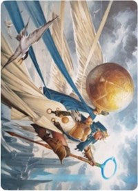 Linvala, Shield of Sea Gate Art Card [Zendikar Rising Art Series] | L.A. Mood Comics and Games