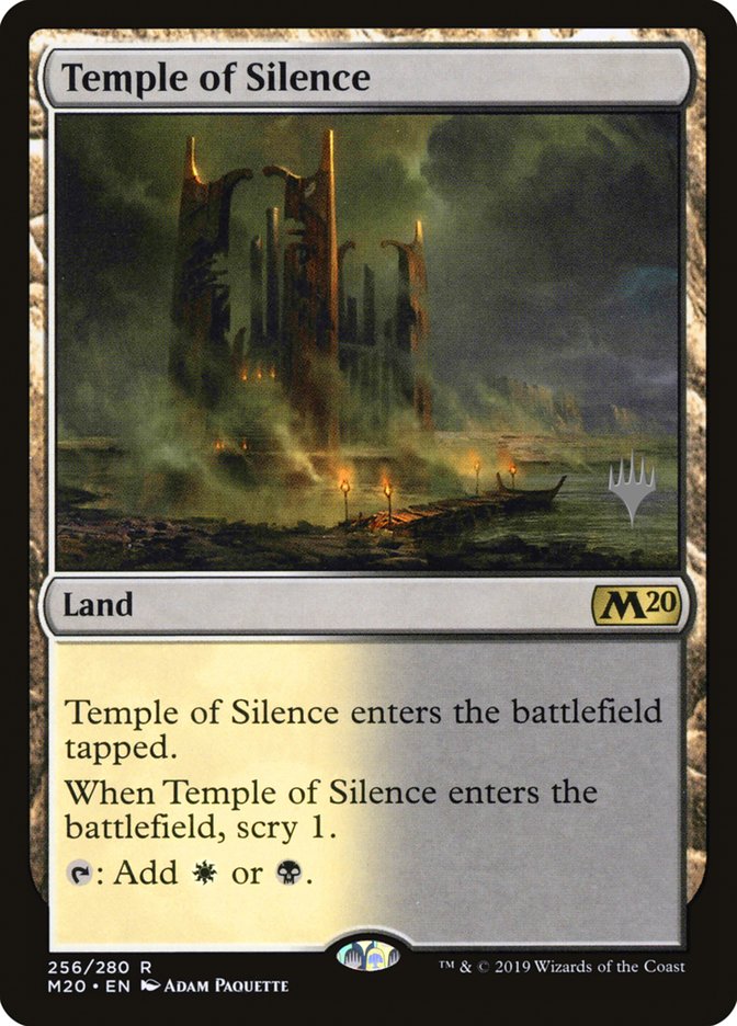 Temple of Silence (Promo Pack) [Core Set 2020 Promos] | L.A. Mood Comics and Games