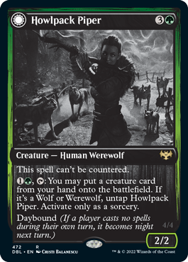 Howlpack Piper // Wildsong Howler [Innistrad: Double Feature] | L.A. Mood Comics and Games