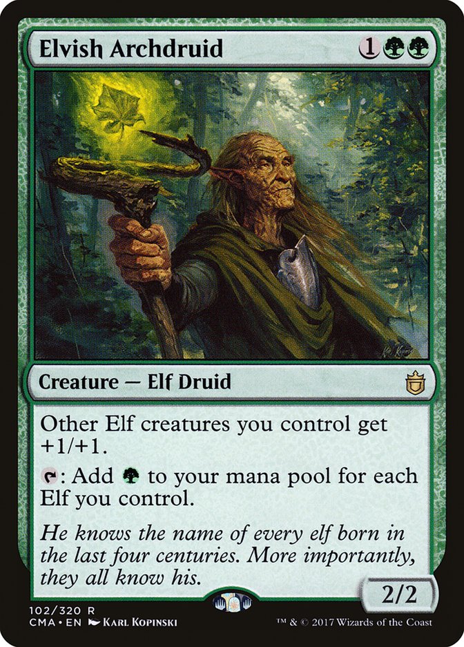 Elvish Archdruid [Commander Anthology] | L.A. Mood Comics and Games