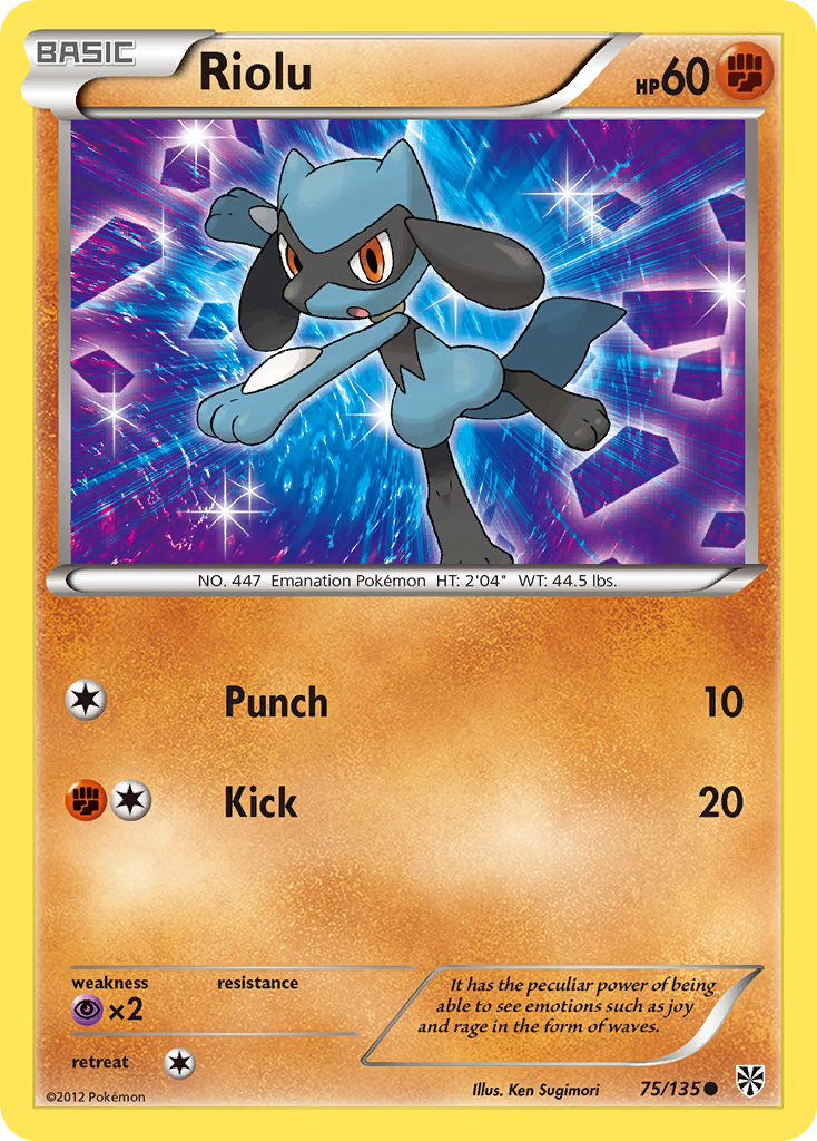 Riolu (75/135) [Black & White: Plasma Storm] | L.A. Mood Comics and Games